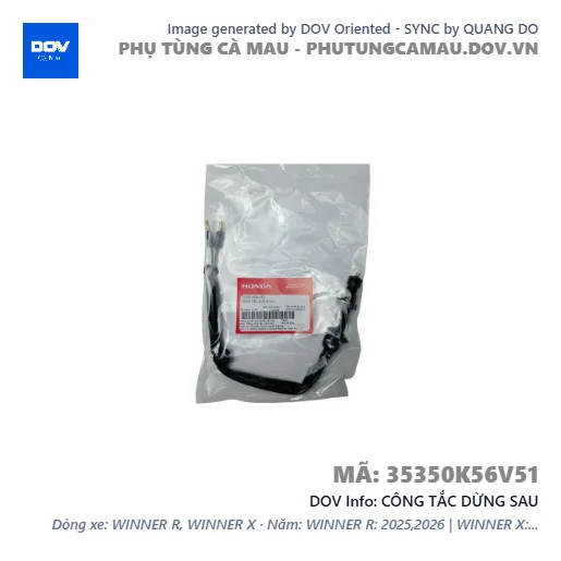 CÔNG TẮC DỪNG SAU  — 35350K56V51