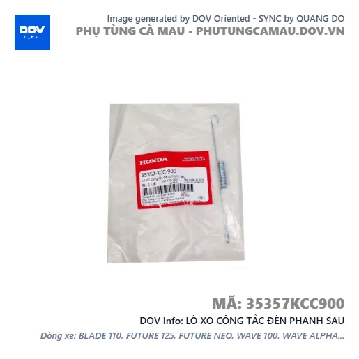 LÒ XO CÔNG TẮC ĐÈN PHANH SAU  — 35357KCC900