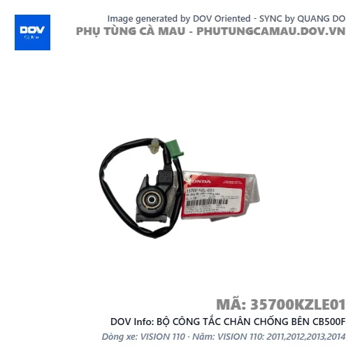 BỘ CÔNG TẮC CHÂN CHỐNG BÊN CB500F — 35700KZLE01
