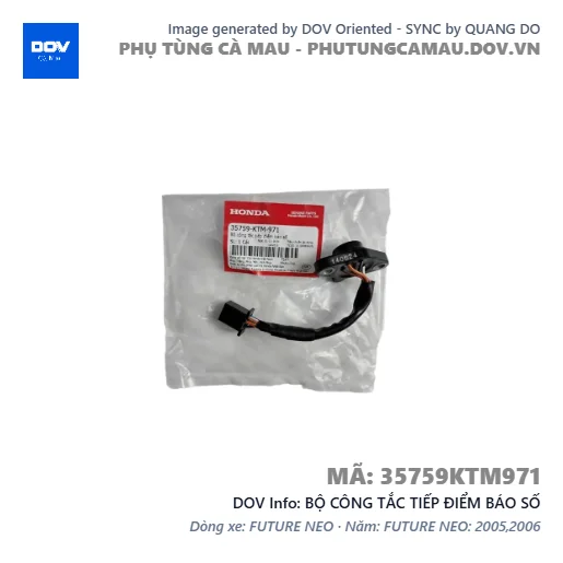 BỘ CÔNG TẮC TIẾP ĐIỂM BÁO SỐ  — 35759KTM971