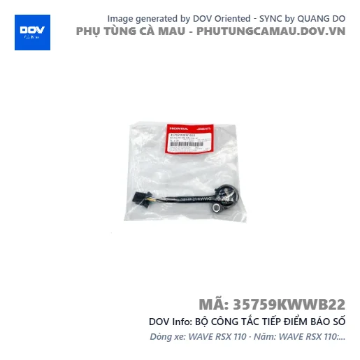 BỘ CÔNG TẮC TIẾP ĐIỂM BÁO SỐ — 35759KWWB22