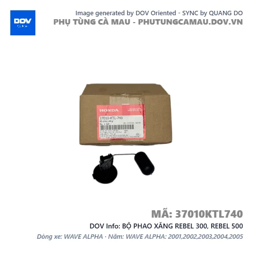 BỘ PHAO XĂNG REBEL 300, REBEL 500 — 37010KTL740