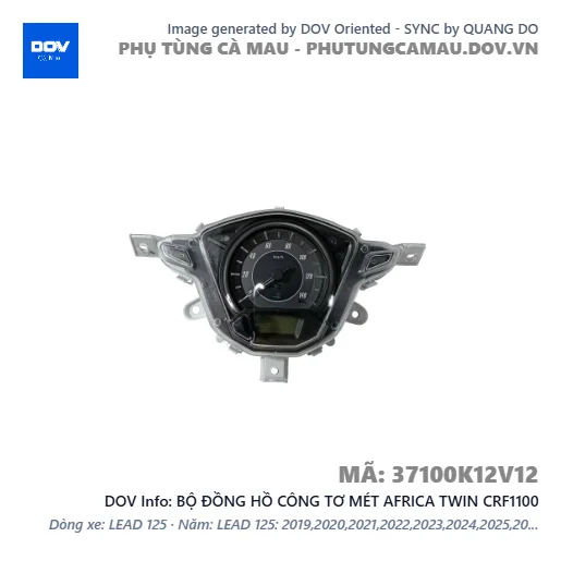 BỘ ĐỒNG HỒ CÔNG TƠ MÉT AFRICA TWIN CRF1100 — 37100K12V12