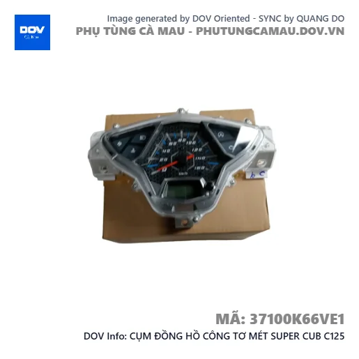 CỤM ĐỒNG HỒ CÔNG TƠ MÉT SUPER CUB C125 — 37100K66VE1