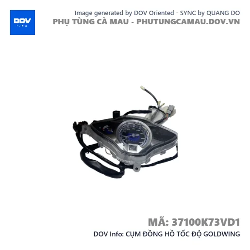 CỤM ĐỒNG HỒ TỐC ĐỘ GOLDWING — 37100K73VD1