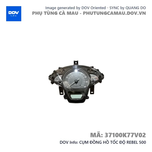 CỤM ĐỒNG HỒ TỐC ĐỘ REBEL 500 — 37100K77V02