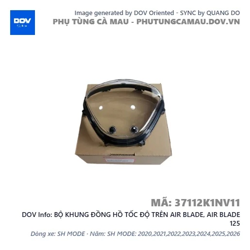 BỘ KHUNG ĐỒNG HỒ TỐC ĐỘ TRÊN AIR BLADE, AIR BLADE 125 — 37112K1NV11