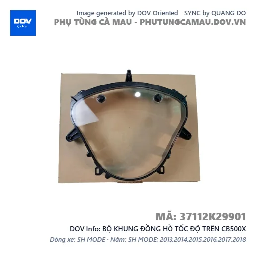 BỘ KHUNG ĐỒNG HỒ TỐC ĐỘ TRÊN CB500X — 37112K29901