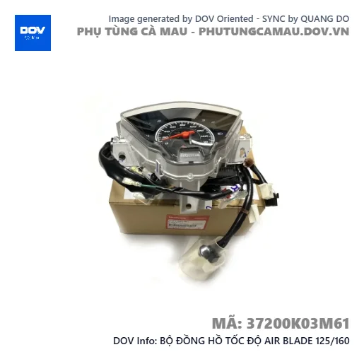 BỘ ĐỒNG HỒ TỐC ĐỘ AIR BLADE 125/160 — 37200K03M61