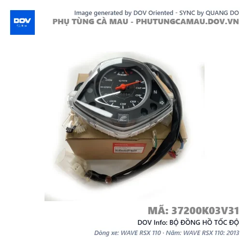 BỘ ĐỒNG HỒ TỐC ĐỘ  — 37200K03V31