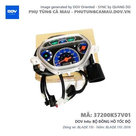 BỘ ĐỒNG HỒ TỐC ĐỘ — 37200K57V01