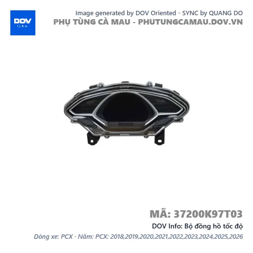 Bộ đồng hồ tốc độ  — 37200K97T03