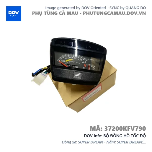 BỘ ĐỒNG HỒ TỐC ĐỘ — 37200KFV790