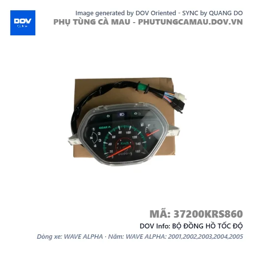 BỘ ĐỒNG HỒ TỐC ĐỘ  — 37200KRS860