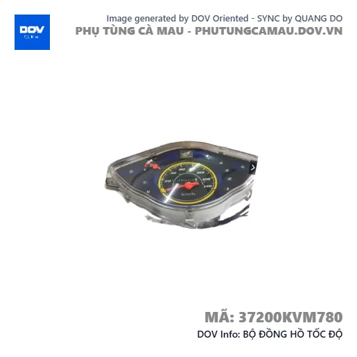 BỘ ĐỒNG HỒ TỐC ĐỘ  — 37200KVM780