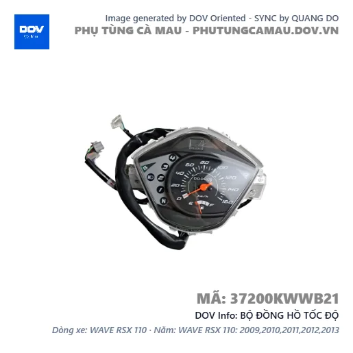 BỘ ĐỒNG HỒ TỐC ĐỘ — 37200KWWB21