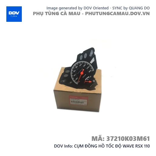 CỤM ĐỒNG HỒ TỐC ĐỘ WAVE RSX 110 — 37210K03M61