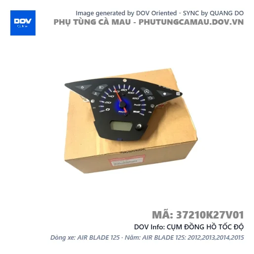CỤM ĐỒNG HỒ TỐC ĐỘ — 37210K27V01