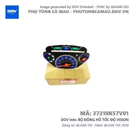 BỘ ĐỒNG HỒ TỐC ĐỘ VISION — 37210K57V01