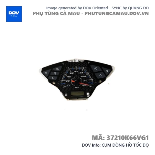 CỤM ĐỒNG HỒ TỐC ĐỘ  — 37210K66VG1