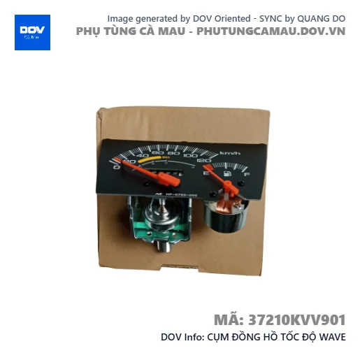 CỤM ĐỒNG HỒ TỐC ĐỘ WAVE — 37210KVV901