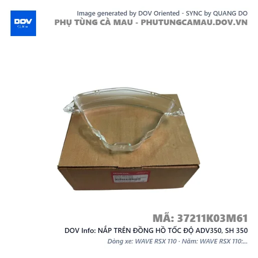 NẮP TRÊN ĐỒNG HỒ TỐC ĐỘ ADV350, SH 350 — 37211K03M61