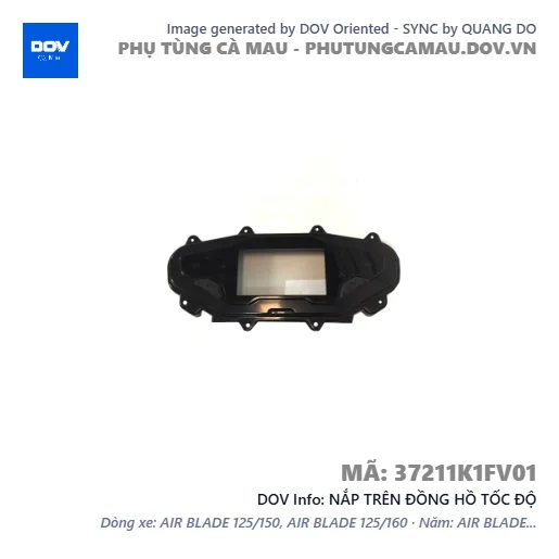 NẮP TRÊN ĐỒNG HỒ TỐC ĐỘ  — 37211K1FV01