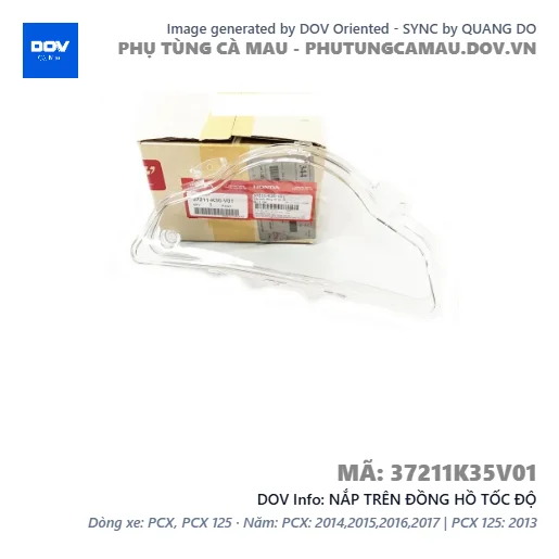 NẮP TRÊN ĐỒNG HỒ TỐC ĐỘ  — 37211K35V01