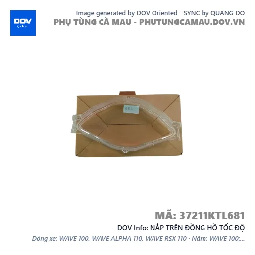 NẮP TRÊN ĐỒNG HỒ TỐC ĐỘ — 37211KTL681