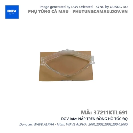 NẮP TRÊN ĐỒNG HỒ TỐC ĐỘ  — 37211KTL691