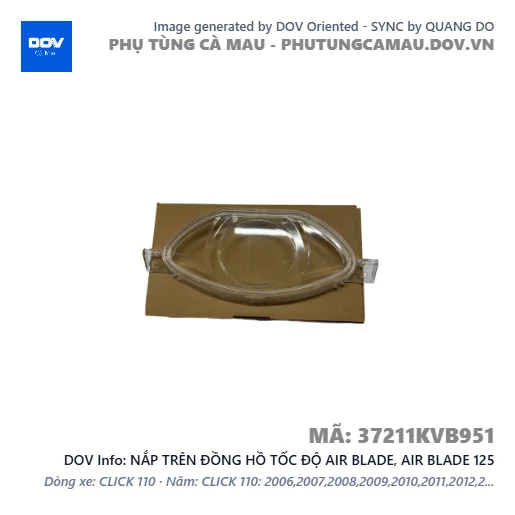 NẮP TRÊN ĐỒNG HỒ TỐC ĐỘ AIR BLADE, AIR BLADE 125 — 37211KVB951