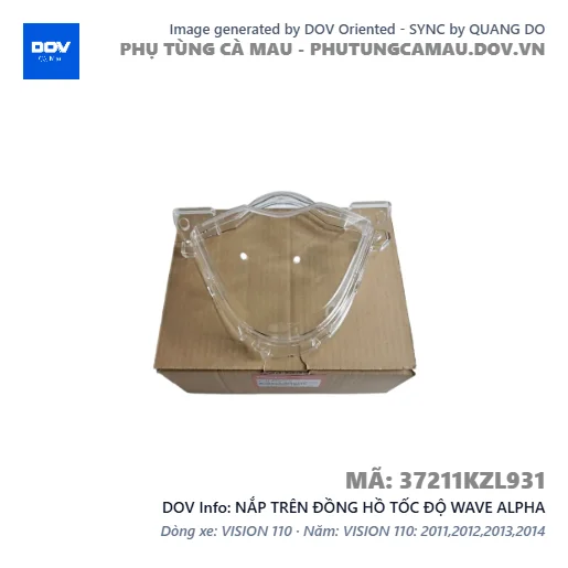 NẮP TRÊN ĐỒNG HỒ TỐC ĐỘ WAVE ALPHA — 37211KZL931