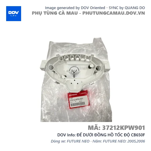 ĐẾ DƯỚI ĐỒNG HỒ TỐC ĐỘ CB650F — 37212KPW901