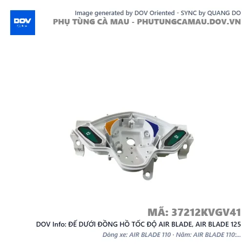 ĐẾ DƯỚI ĐỒNG HỒ TỐC ĐỘ AIR BLADE, AIR BLADE 125 — 37212KVGV41