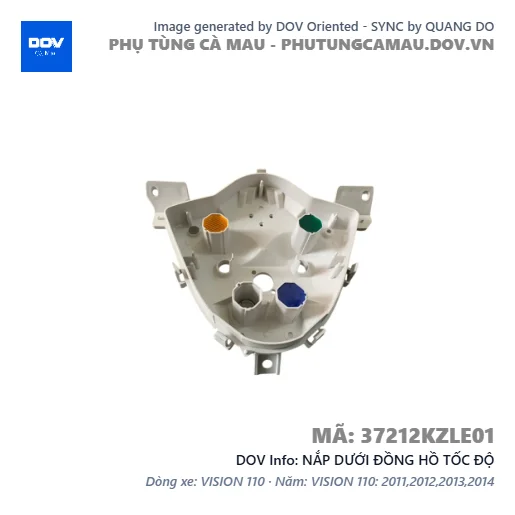 NẮP DƯỚI ĐỒNG HỒ TỐC ĐỘ — 37212KZLE01