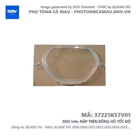 NẮP TRÊN ĐỒNG HỒ TỐC ĐỘ  — 37221K57V01