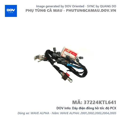 Dây điện đồng hồ tốc độ PCX — 37224KTL641