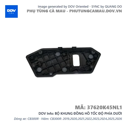 BỘ KHUNG ĐỒNG HỒ TỐC ĐỘ PHÍA DƯỚI  — 37620K45NL1