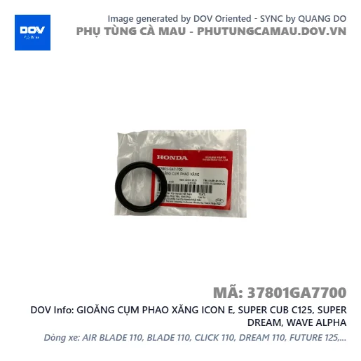 GIOĂNG CỤM PHAO XĂNG ICON E, SUPER CUB C125, SUPER DREAM, WAVE ALPHA — 37801GA7700