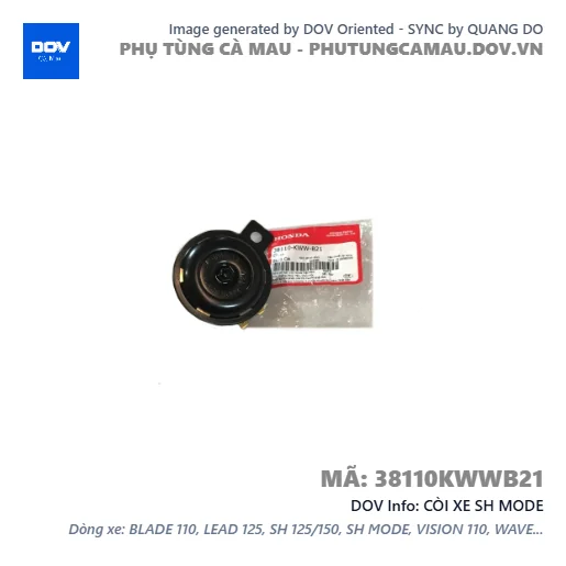 CÒI XE SH MODE — 38110KWWB21