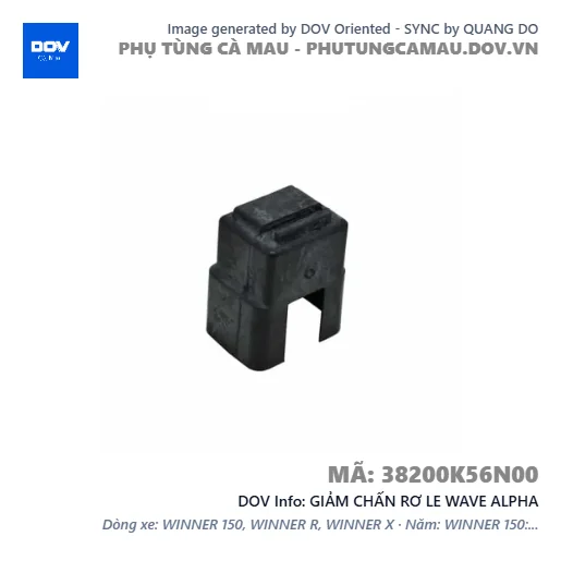 GIẢM CHẤN RƠ LE WAVE ALPHA — 38200K56N00