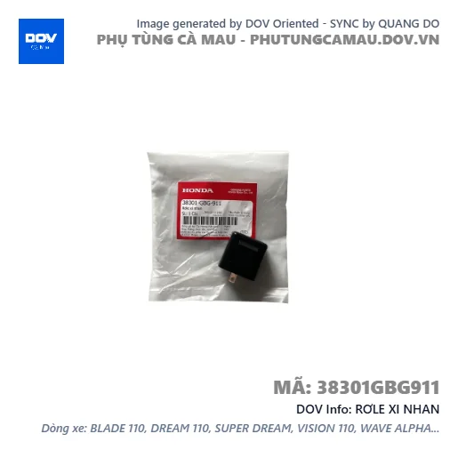 RƠLE XI NHAN  — 38301GBG911