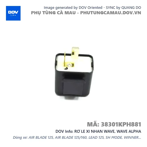 RƠ LE XI NHAN WAVE, WAVE ALPHA — 38301KPH881