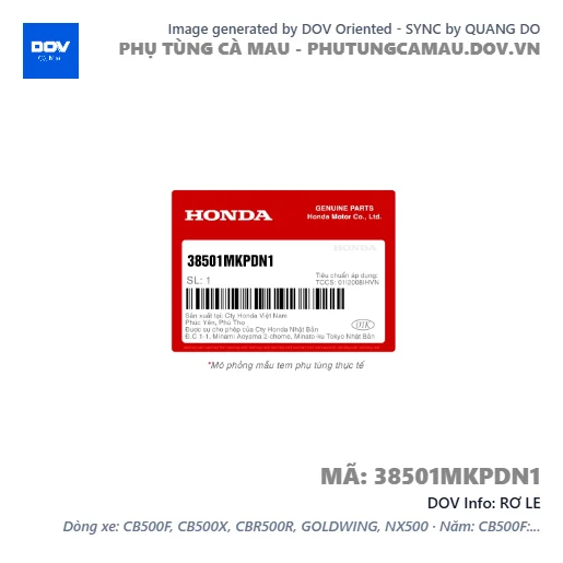 RƠ LE  — 38501MKPDN1