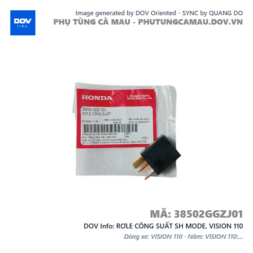 RƠLE CÔNG SUẤT SH MODE, VISION 110 — 38502GGZJ01