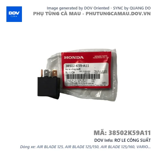 RƠ LE CÔNG SUẤT  — 38502K59A11