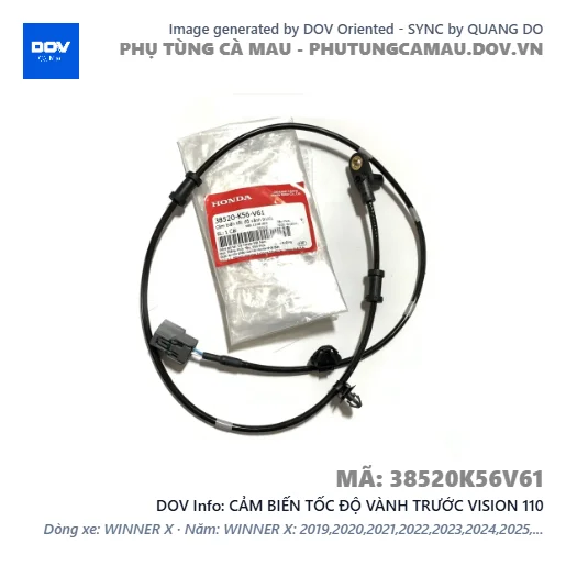 CẢM BIẾN TỐC ĐỘ VÀNH TRƯỚC VISION 110 — 38520K56V61