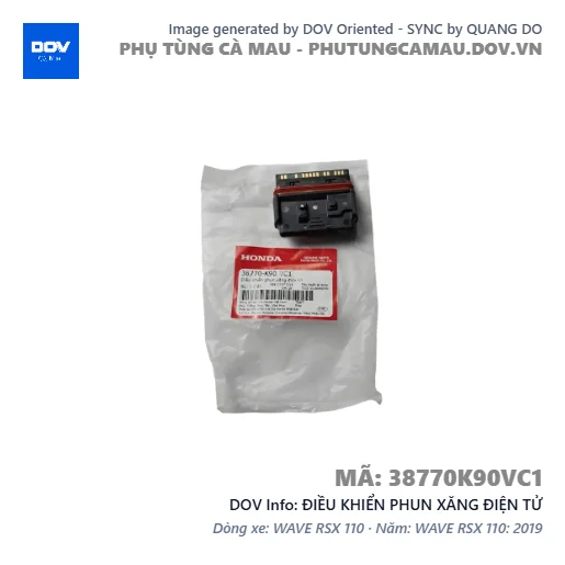 ĐIỀU KHIỂN PHUN XĂNG ĐIỆN TỬ  — 38770K90VC1