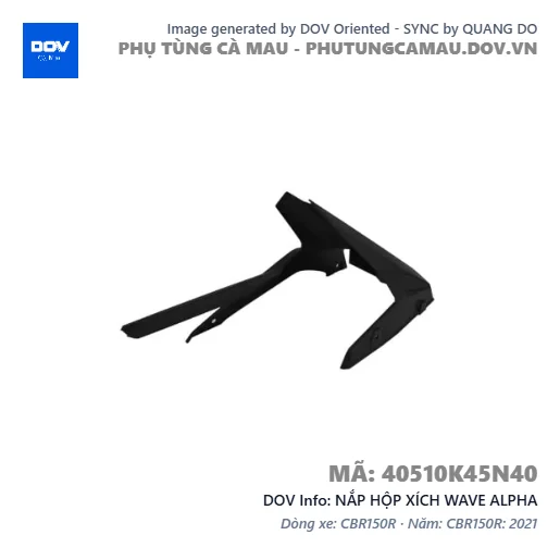NẮP HỘP XÍCH WAVE ALPHA — 40510K45N40