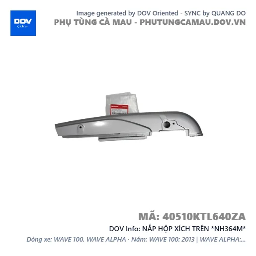 NẮP HỘP XÍCH TRÊN *NH364M*  — 40510KTL640ZA
